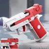 Hot Mini Desert Eagle Mechanical Continuous Firing Water Gun Small Pistol Summer Outdoor Beach Poor Toy Shoot Water Gun for Kids 4