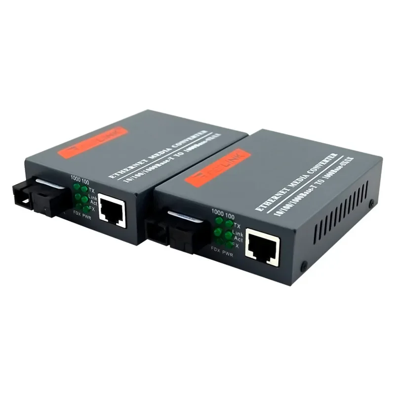 HTB-GS-03 Netlink Fiber Optic Transceiver Gigabit Single-mode Single Fiber Optoelectronic Converter Interface Type SC