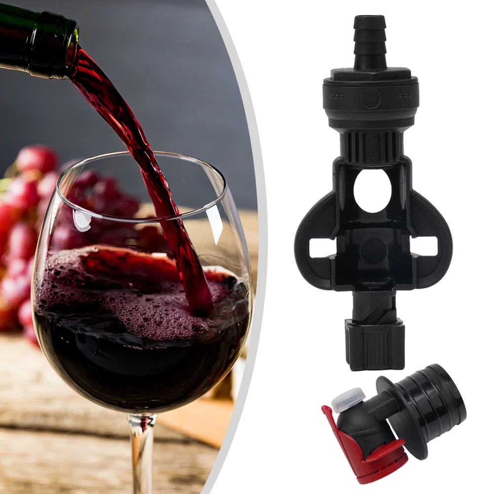 

Easy To Refill Transfer Or Empty Boxed Wine Bags,Bag In Box BIB Wine Champagne Butterfly Valve Connector Kitchen Bar Tools