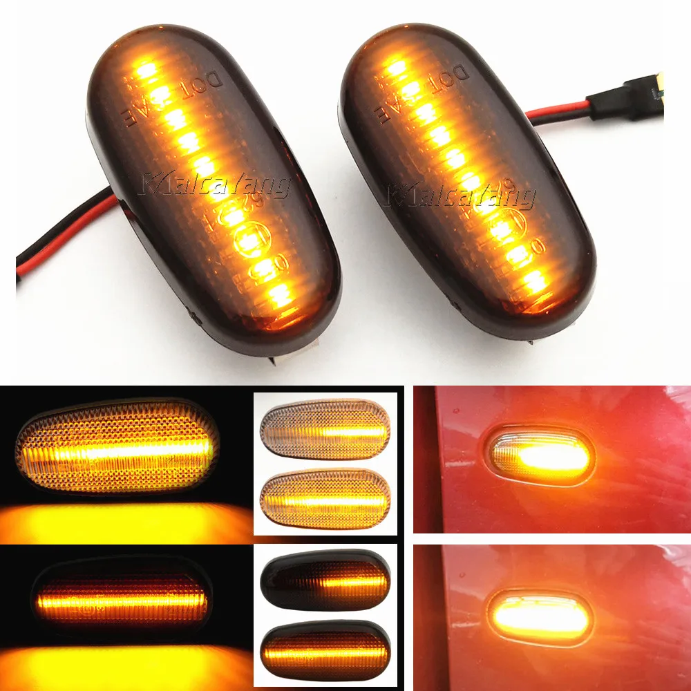 Последовательный мигающий светодиодный указатель поворота, боковой указатель поворосветильник для Alfa Romeo Mito 147 GT 147 pre-facelift для FIAT Bravo II