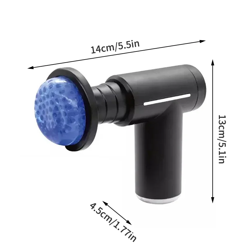 Advanced Muscle Relaxation Massage Gun with Intelligent Hot & Cold Compress Therapy - 6 Interchangeable Heads