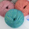 250g Large Bag of Shiny Wool and Mohair Yarn with Colorful Glitter, DIY Materials for Hand-Knitted Gifts, Knitted Autumn and Winter Women's Fashion Sweaters, Scarves, Hats, Shawls, Scarves, Scarves, 10 Gauze Balls Per Bag 1