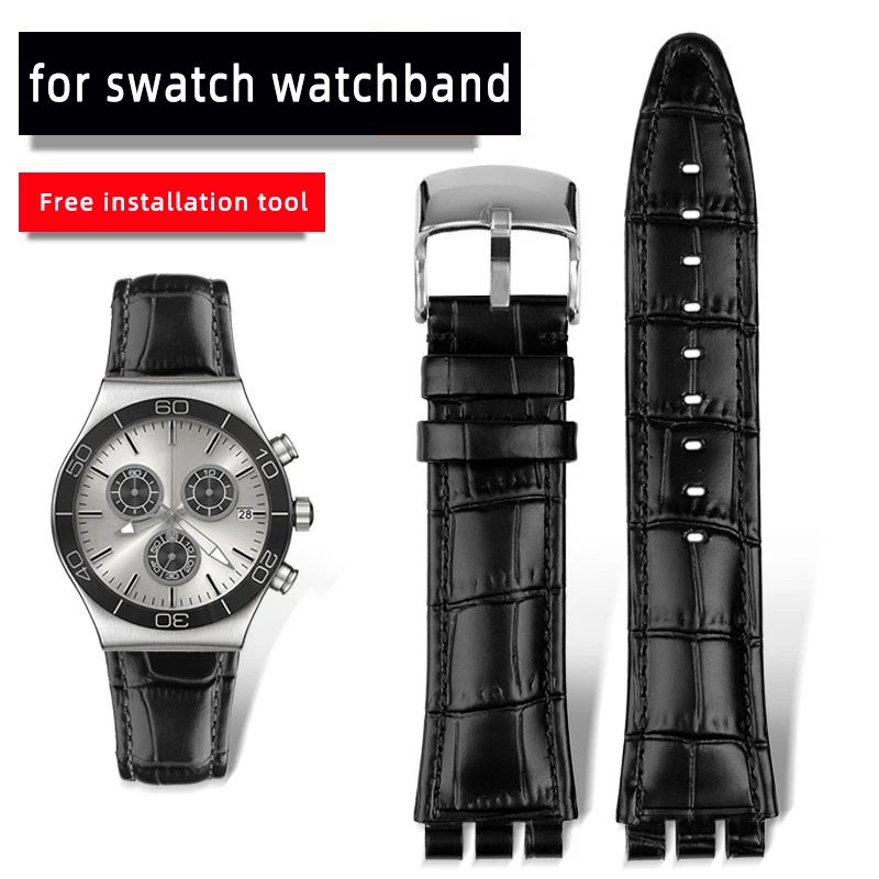 Swiss Fashion Calfskin 20 mm Watch Band Replacement 1M-SP00C2B_K0015857