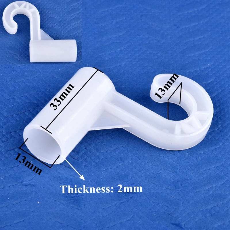 Description Picture 5 of item2-30Pcs Four Five Way Joint Pipe Adapter,Shelf Wardrobe Hook Fittings ,ID13mm Plant Support Connector,Garden Watering Irrigation