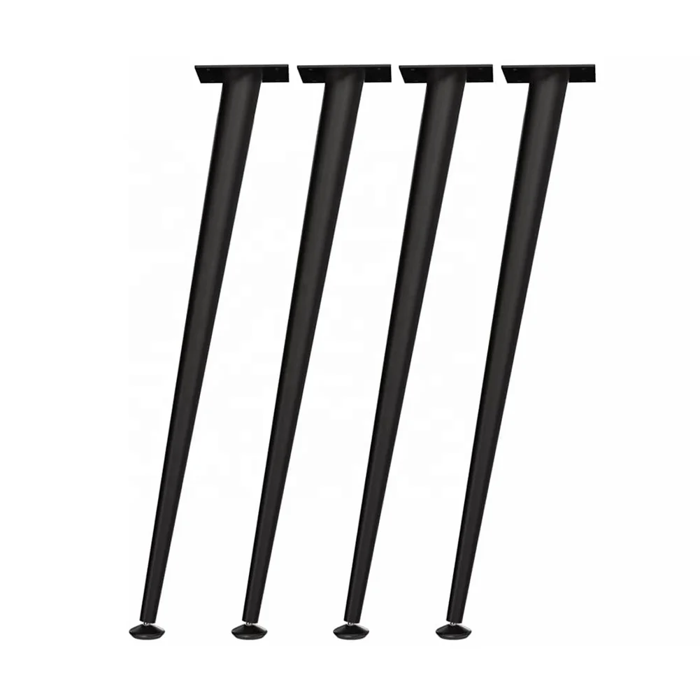 

Metal chair desk legs for home office modern heavy duty black furniture legs table feet