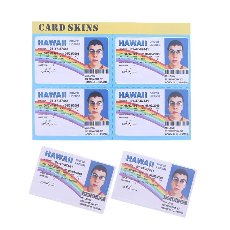 CREATCABIN 4 pz Adesivo Carta Credito Adesivo debito Solo Membri VIP Personalizzato Decorazione Carta Credito Sottile Impermeabile Rimovibile redito