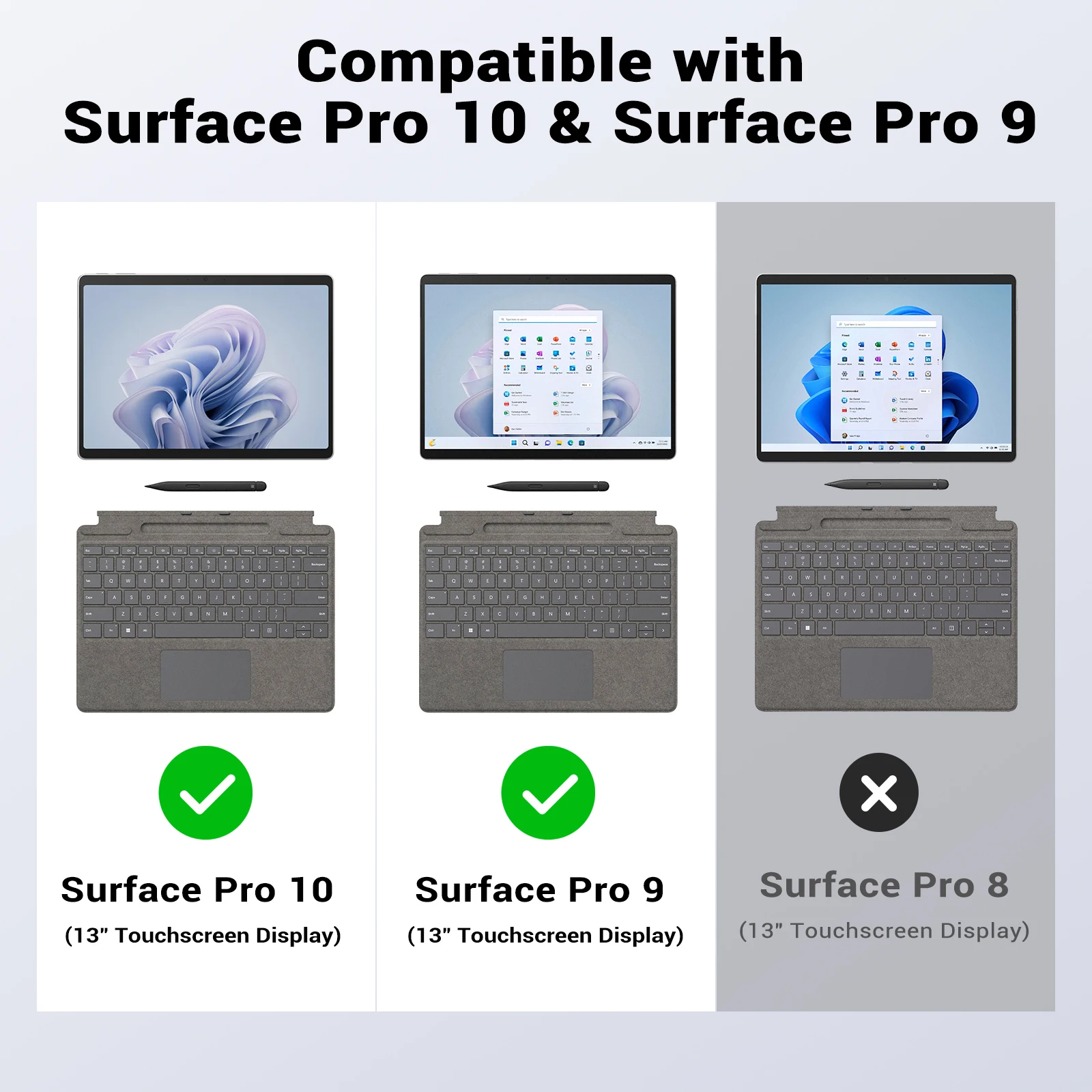 MoKo All-in-One Protective Rugged Tablet Cover, 13-Inch