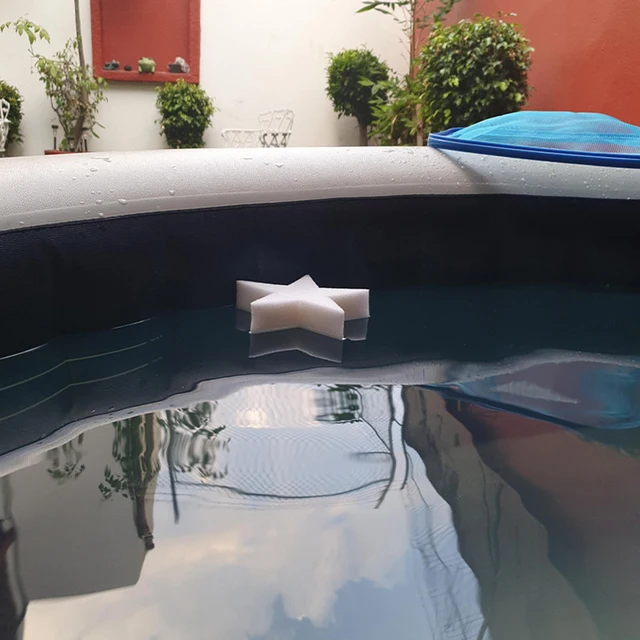 5/10Db Csillag Alakú Tisztítás Szivacs Úszó Olaj Elnyelő Úszómedence Szűrők Scum Kiegészítő - Image 4