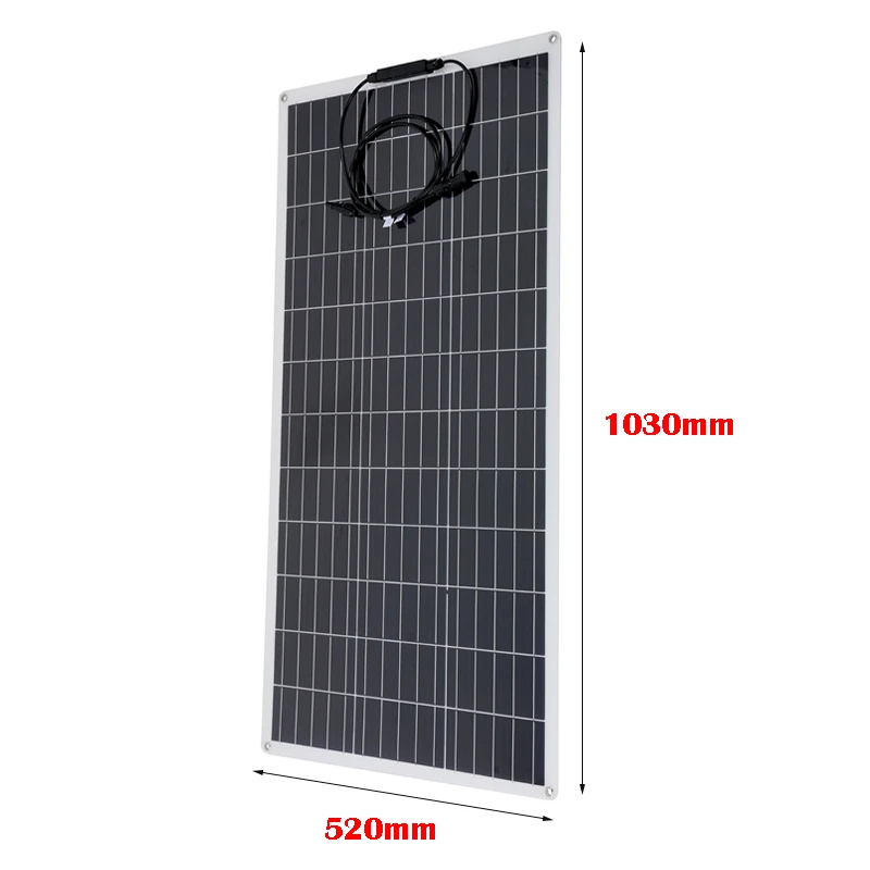 Solar Panel Kit Solar Controller Grid Solar Inverter 300W Solar Panel 12V to 110V/220V 3000W Pure Sine Wave Inverter Solar Power System Kit Battery Charger Complete Power Generation