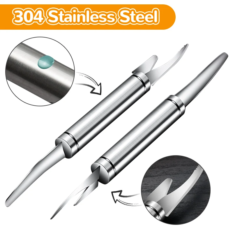 Shrimp Peeler 6 in 1 304 Stainless Steel Multifunction Tool