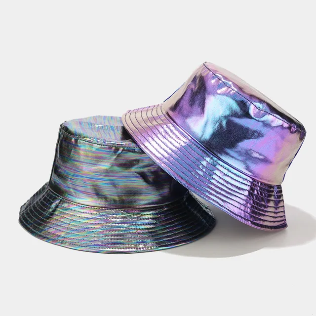 Faux Leather Bucket Hat 2
