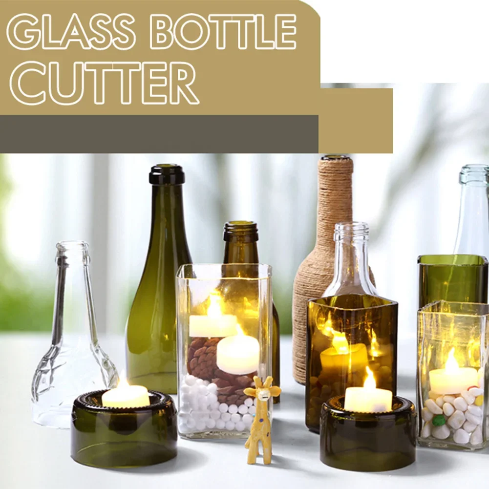 Universal Adjustable DIY Glass Bottle Cutter Beer Glassbottle Cut Machine Wine Bottles Crafting Decorations Cutting Tool