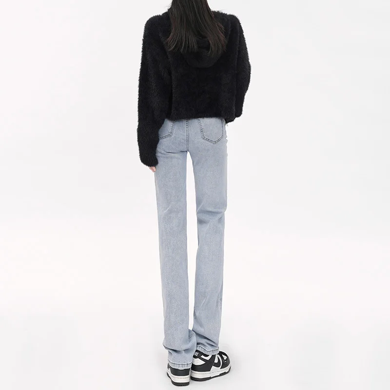 XS-2XL Size Sexy Denim Stretch Pants For Women Slim High Elastic Flare Jeans Loose Comfortable Fashion Boyfriend Style Trousers