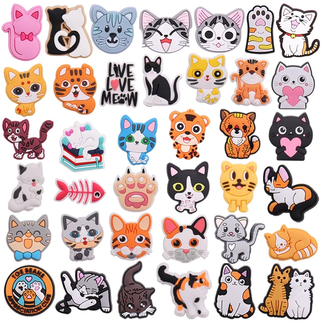 Wholesale 100pcs Shoe Charms Cute Cat Chi's Cat Fish Shoe Accessories  Buckle Garden Shoes Decorations Fit Croc Jibz Kid's X-mas - Shoe  Decorations - AliExpress