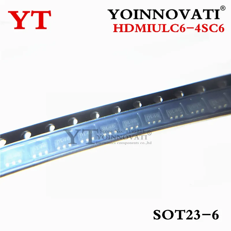 

10-50pcs HDMIULC6-4SC6 DL46 SOT23-6