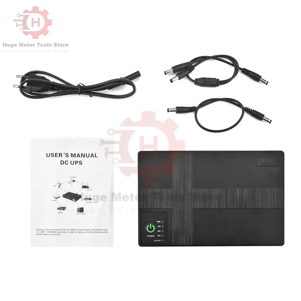 UPS 10400mAh Sine UPS Battery Backup 5V 9V 12V 2A 15V 24V 1A Uninterruptible Power Supply Battery Backup Unit EU Plug uninterruptible power supply portable ups mini ups