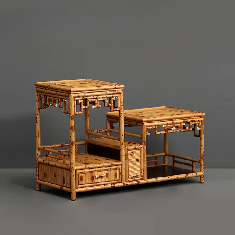 

Cupholder boutique tea set storage display shelf Duobaoge crafts