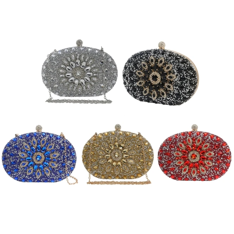 

Womens Clutch Bag Purse Luxury Handbag Embroidery Evening Bags Wedding Handbags for Bridal Shoulder Bag