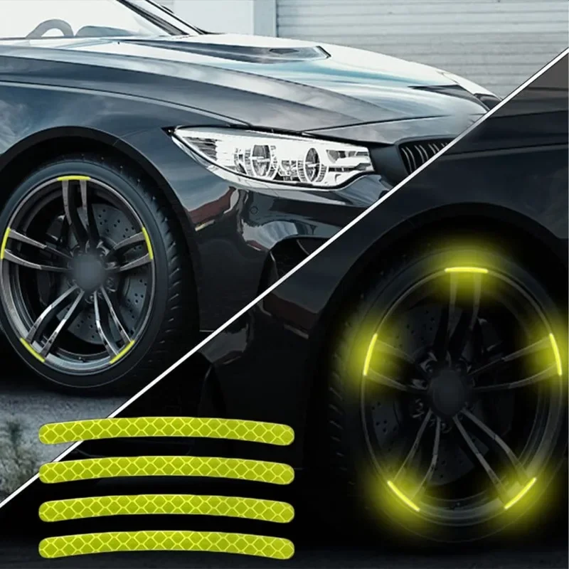 4 Calcomanías Brillantes Para Llantas De Automóvil, Calcoman | Cuotas