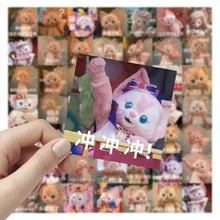 

60pcs 2022 New Animal LinaBell Cute Expression Stickers for Kids Handbook Luggage Notebook Laptop Phone Case Stickers Wholesale