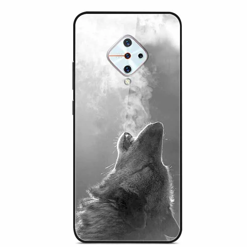 Premium Tempered Glass Back Case with Soft Bumper