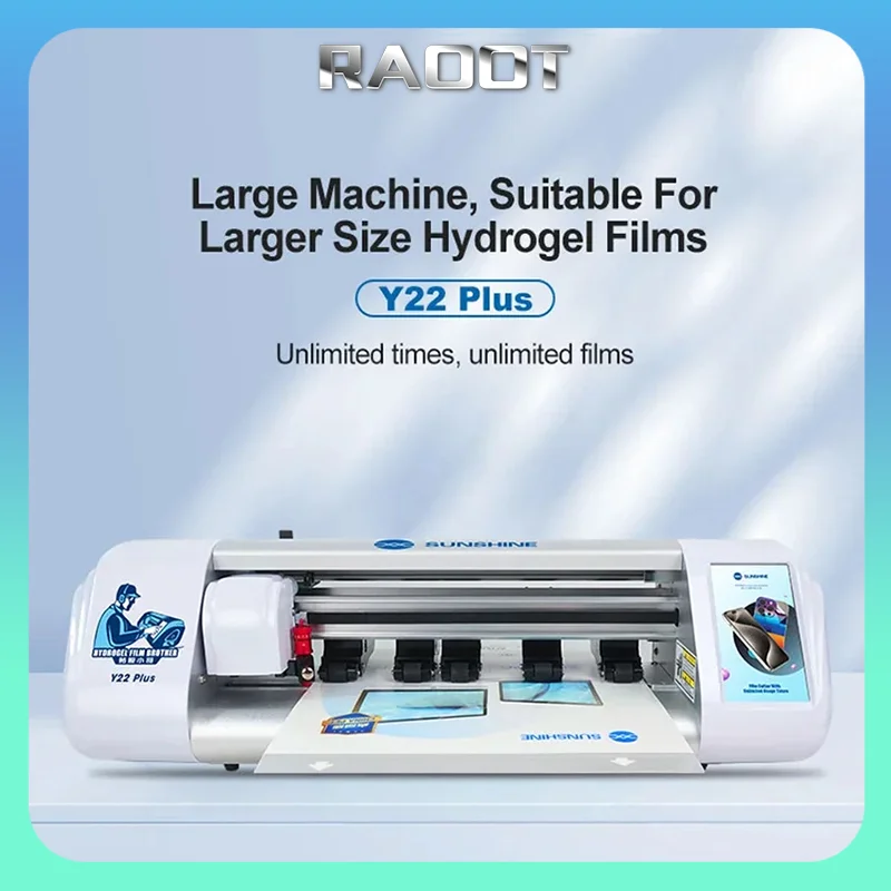 

【NEW】SUNSHINE Y22 ULTRA Intelligent Flexible Hydrogel Film Cutting Machine Unlimited Cutting Times Back and Front Film Cuts