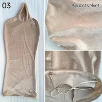 Mannequin de présentation pour robe de mariée, couverture de corps en velours pour femme, forme de robe de remplacement, maillot de corps de maquillage 6