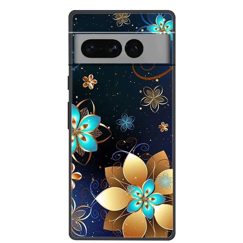 Butterfly Design Soft Black Silicone Bumper Phone Case