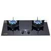 Flip Embedded Fierce Fire Stove Household Gas Burner Stove for Kitchen Cooktop Upgrade Timing Kitchen Gas Cooker Energy-saving 2