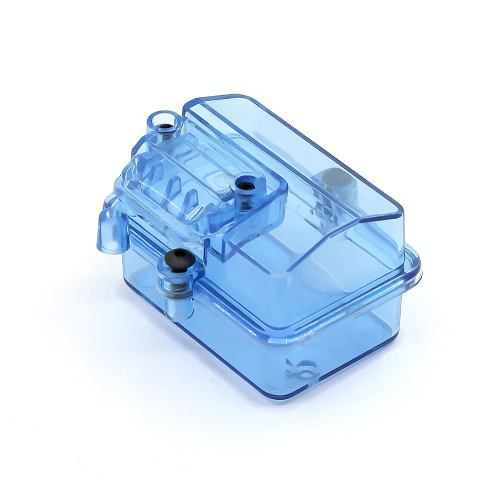 Boîtier récepteur étanche P2047 pour RC 1/10 Slash - Bleu transparent