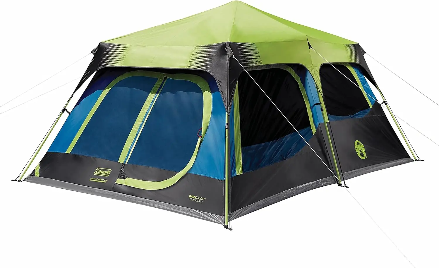 

Coleman Camping Tent with Instant Setup, 4/6/8/10 Person Weatherproof Tent with WeatherTec Technology, Double-Thick Fabric