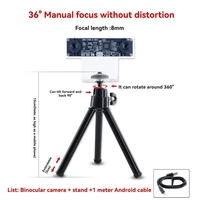 36 Degree Camera Module OV9732 1MP 8Mm Dual Camera Module Manual Focus With Shell+Tripod For Winxp/7/8/10 Linux/Android 1