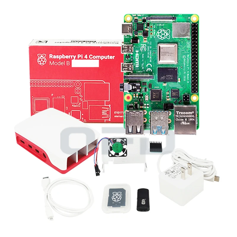 Originale Raspberry Pi 4 Modello B 1Gb 2Gb 4Gb 8Gb Ram Kit Ufficiale Desktop Starter Basic Kit Schermo Fotocamera Raspberry Pi 4 Kit
