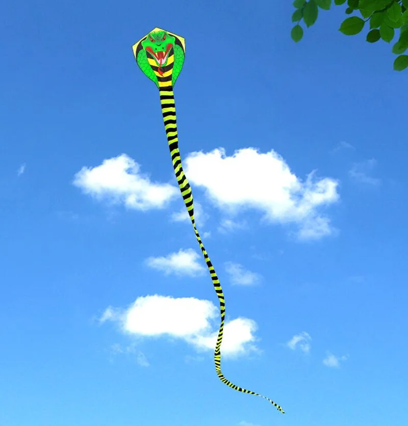 large snake kite cerf volant enfants parachute kids outdoor toys windsurf gel blaster juguetes inflables flying snake kite