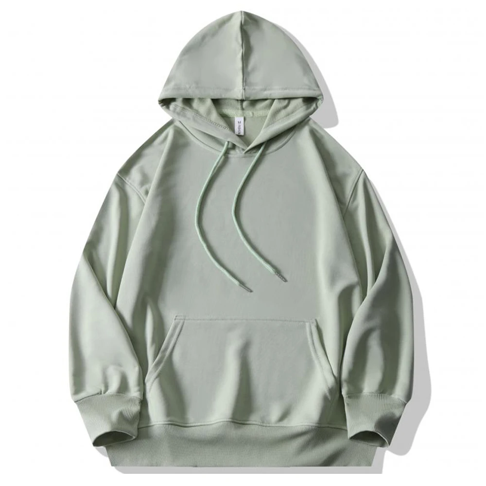 Drop Shoulder Lightweight Hoodie Men Hooded Sweatshirt Unisex Wholesale Pullover Men Plain Hoodies In Bulk Sudaderas Para Hombre 3