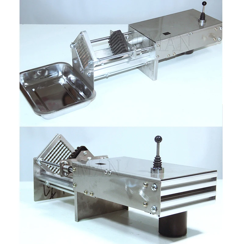 Potato Chips Cutting Machine 7 10 14MM Vegetable Cutter Electric Potato Strip Making Tool For Cucumber Carrot
