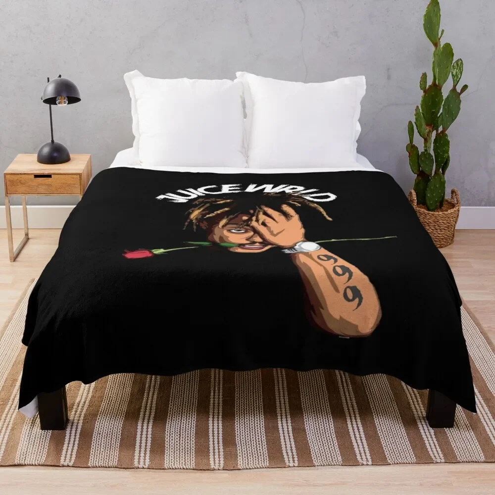 

Juice World Throw Blanket sofa bed wednesday Soft Plaid Sofa Blankets