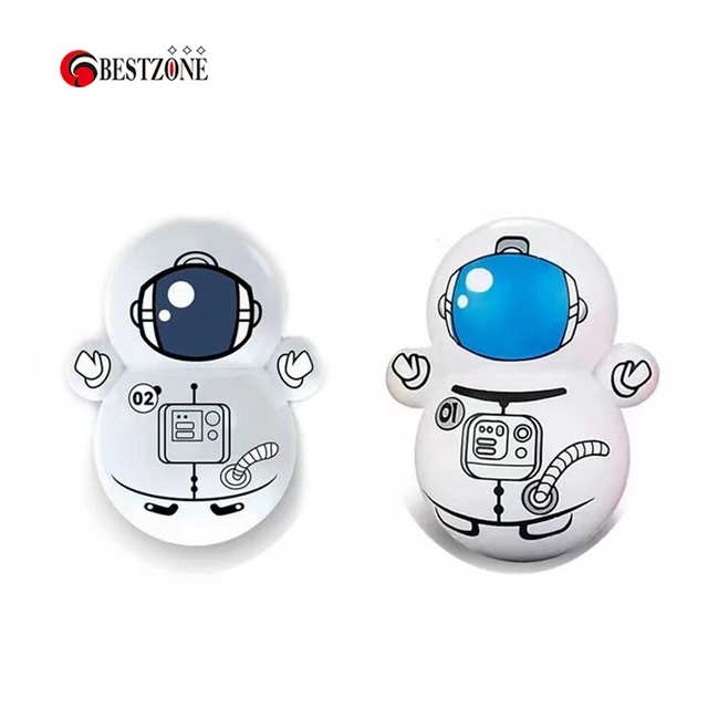 50PCS 1.14*1.46Inch Mini Tumbler Toy  Roly-poly Tilting Self-righting Doll Puzzle Nostalgic Traditional Toy Gift Cartoon Animal 3