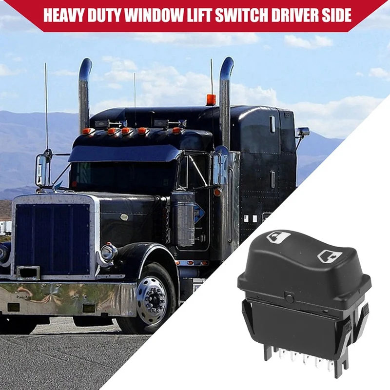 자동차 창문 리프트 스위치, 왼쪽 1609209PKG 577.75607, Peterbilt 365 367 384 386 387 차량