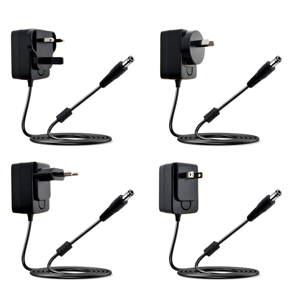 Guitar Pedal Power Adapter Guitar Pedal Power Adapter Supply 9V DC 1A Low Noise Magnetic Ring US EU UK AU Plug 3 way 4 way 5 6 8 Cables