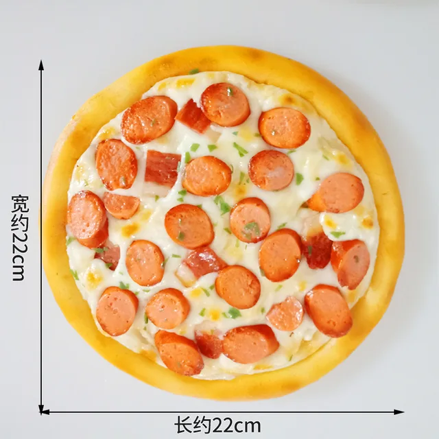 GLSTOY Modelo De Pizza De Simulação Decoração De Comida Comida De Janela  DIY Cozinha Fingir Jogar Jogos De Matemática Suporte De Comida Artificial  Modelo De Pizza Decoração Modelo De : : Casa