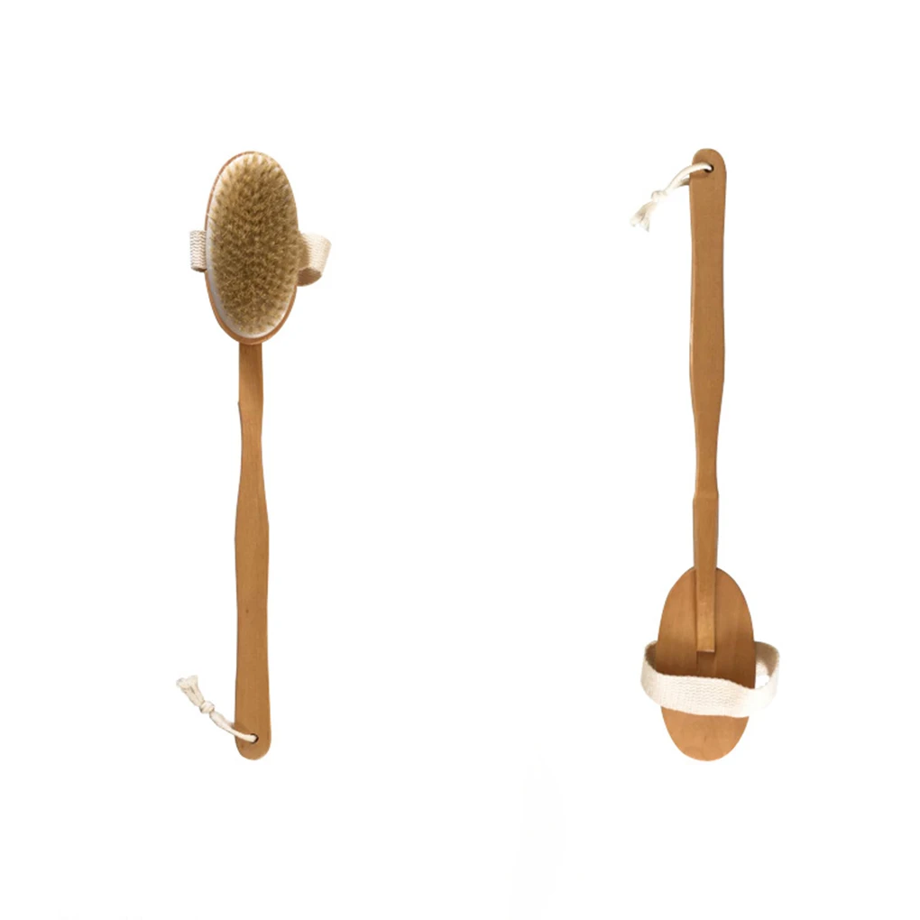 Bath Brush Exfoliating Manual Handheld Back Body Shower Scrubber Women Bathing Universal Reusable Cleaning Scrub 6