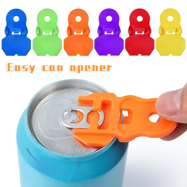Ouvre-boîte Portable Simple et Facile à Cliquer, Réutilisable, pour Bière Cola, Boisson, Scellé, Dissolvant de Couvercle, Fournitures de Cuisine, Outil de Camping 1