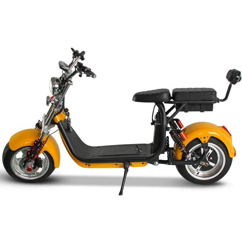 Chopper Bobber Electric City Scooter Double Pole Detachable 60V12A1500W Battery Adult Walking Electric City Scooter