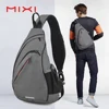 Mixi Men One Shoulder Backpack Women Sling Bag Crossbody USB Boys Cycling Sports Travel Versatile Fashion Student School 1