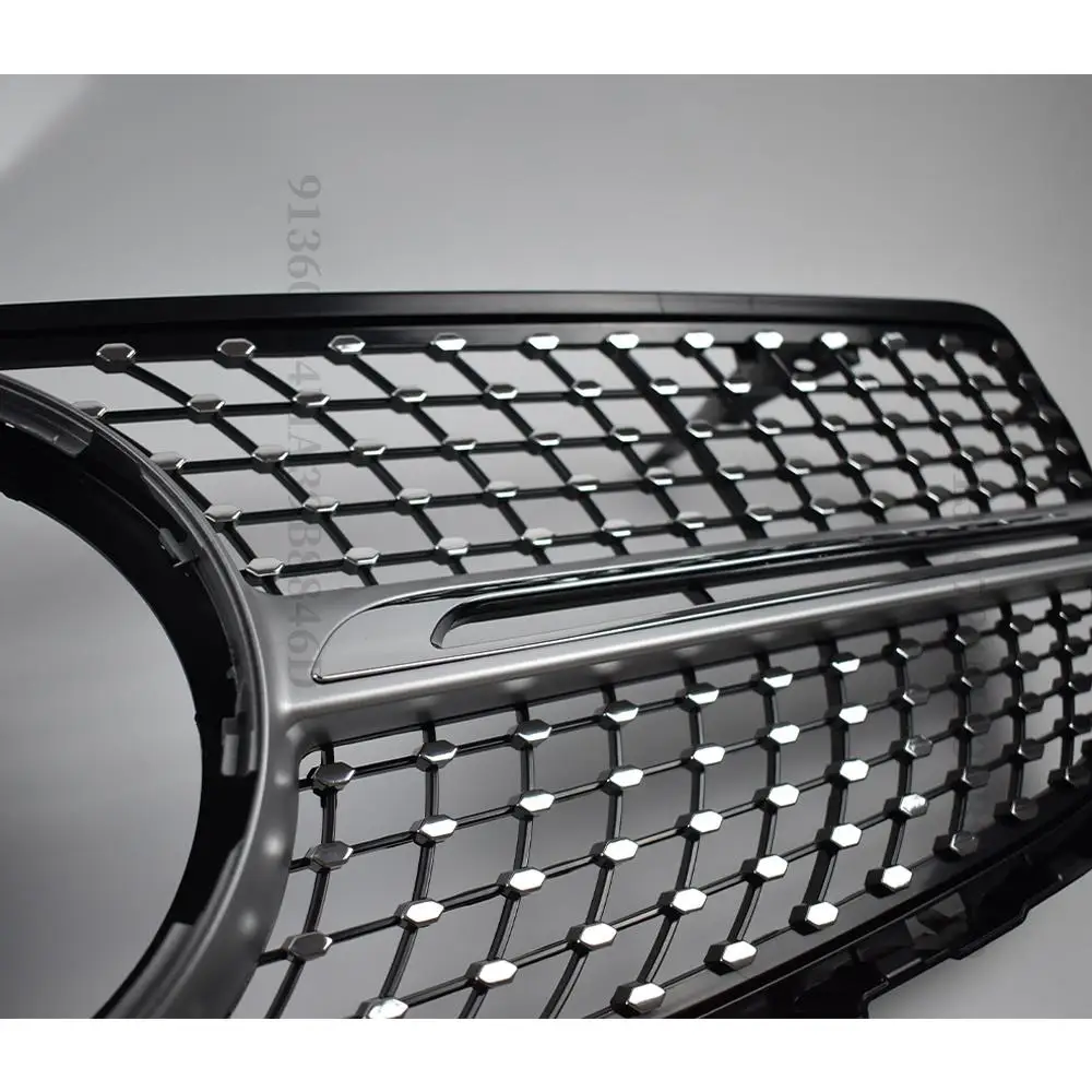 Replacement Part Diamond GT Style Front Inlet Mesh Bumper Grille Grid Grill Refit For Mercedes Benz GLC X253 2015-Tuning