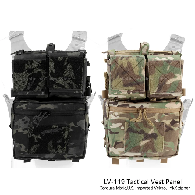 Advanced Tactical Panel Backpack Plate Carrier Pouch Bag Army