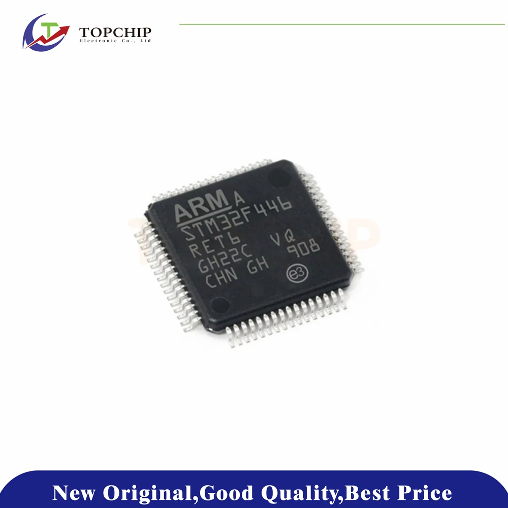 

1Pcs New Original STM32F446RET6 512KB 1.7V~3.6V ARM Cortex-M4 128KB 180MHz FLASH 50 LQFP-64(10x10) Microcontroller Units