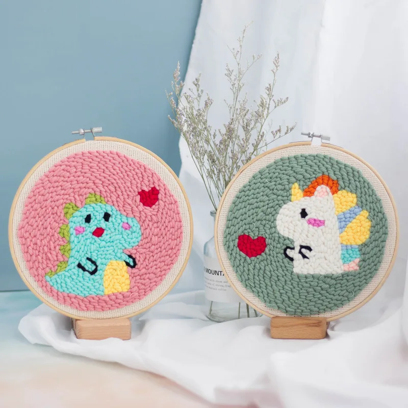 Handmade Punch Needle Embroidery Kit for Kids, Unicorn Poke Kit for Girls,  Fashionable and Funny, Unique Activity for Beginner - AliExpress