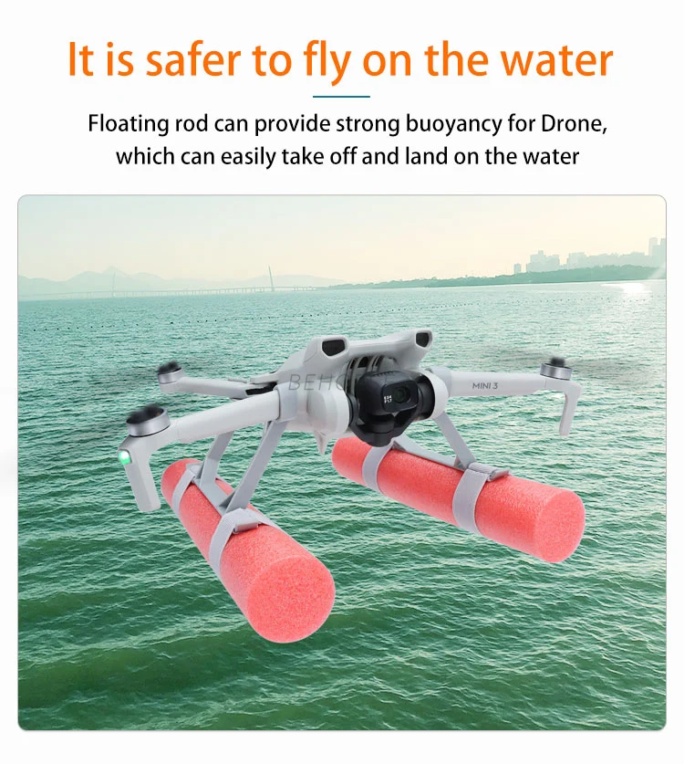 Description Picture 3 of itemLanding Gear Float Skit For DJI Mini 4 Pro/Mini 3 Pro/Mini 4/Mini 3 Landing Skid Float Tripod Stand/Buoyancy Stick Kit Accessory